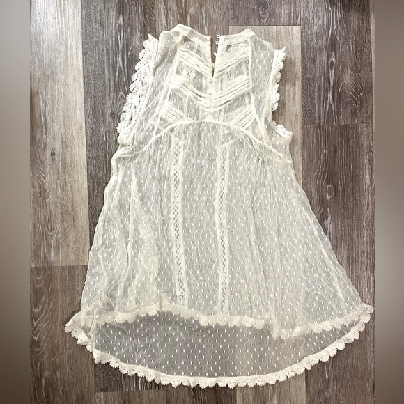 Free People lace top beach cover up, small - Picture 2 of 5